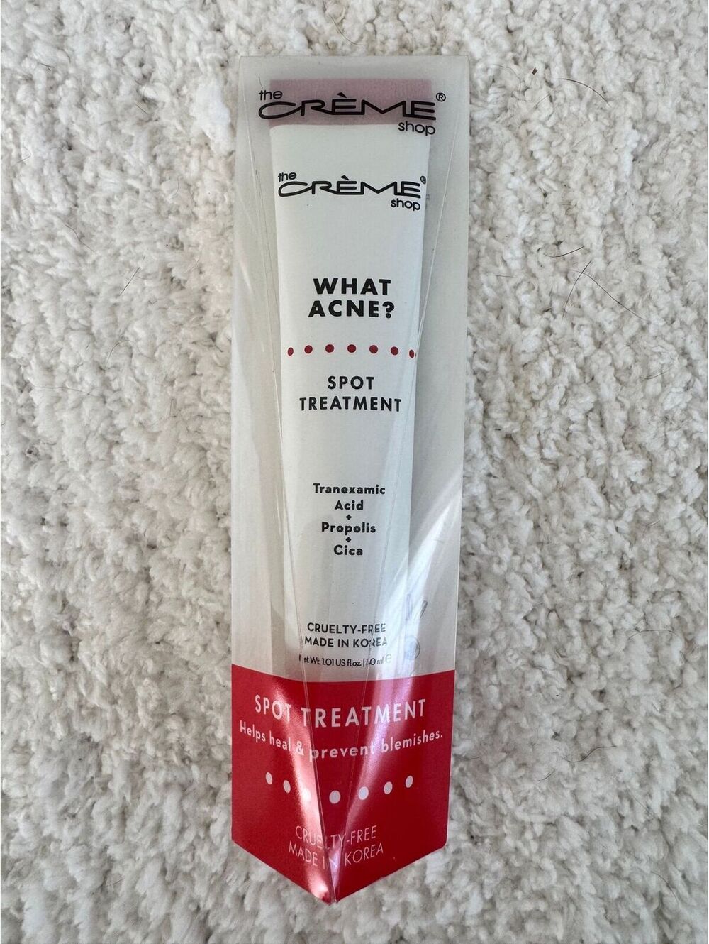 The Crème Shop “What Acne?” Spot Treatment (Tranexamic Acid + Cica)